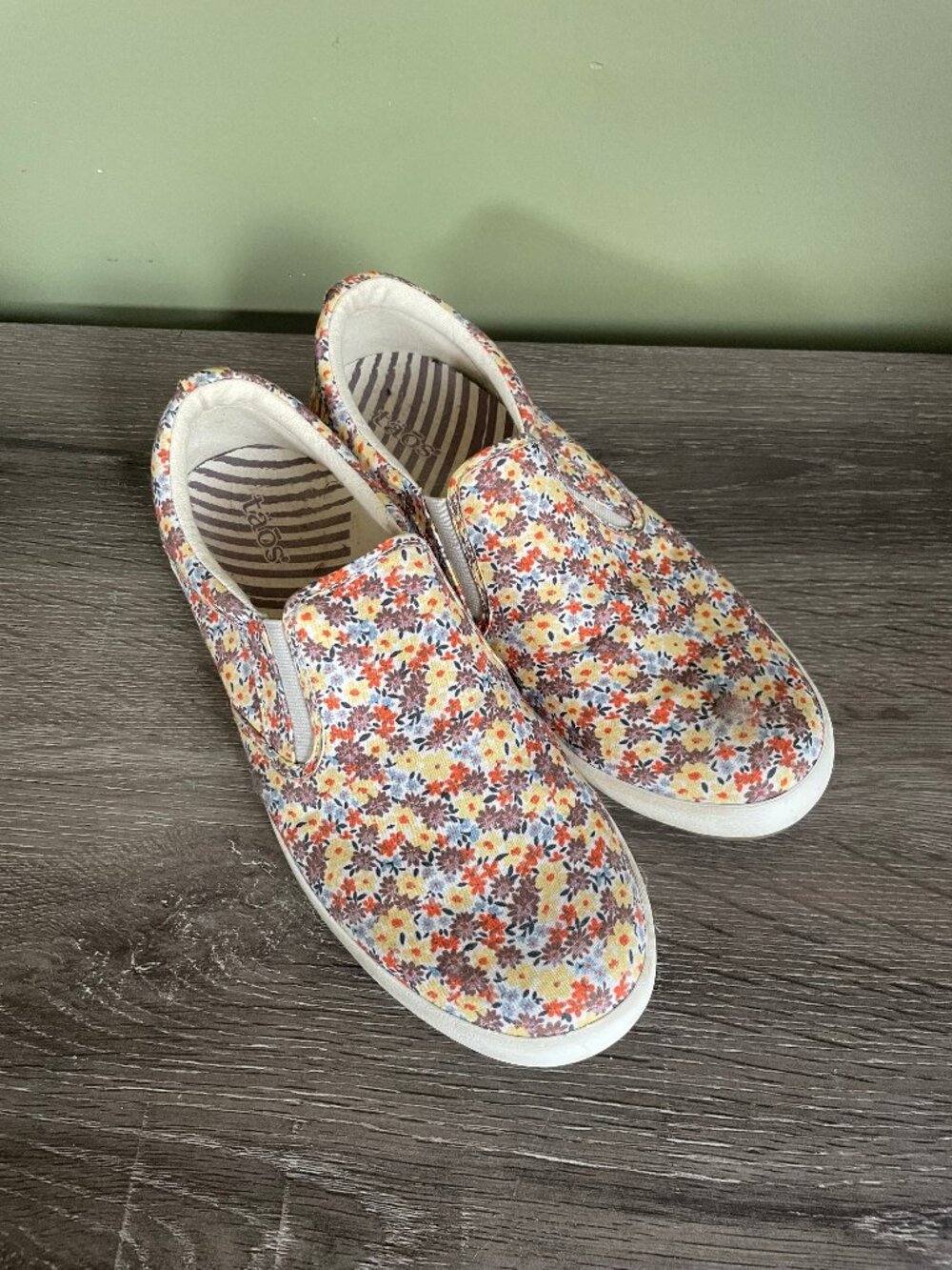 Taos floral slip-on sneakers flats